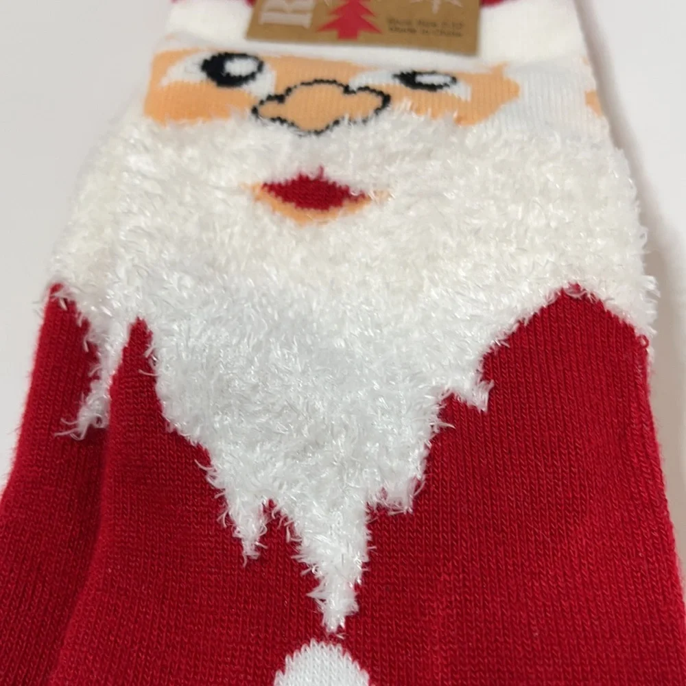 Reckless Fa La La Fear the Beard Christmas Holiday Socks.